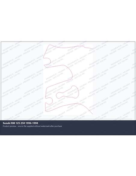 PPF Template - Suzuki RM 125 250 1996-1998
