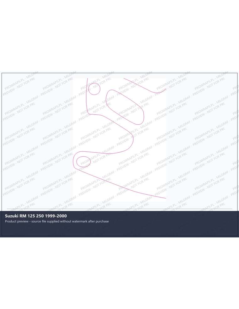 PPF Template - Suzuki RM 125 250 1999-2000