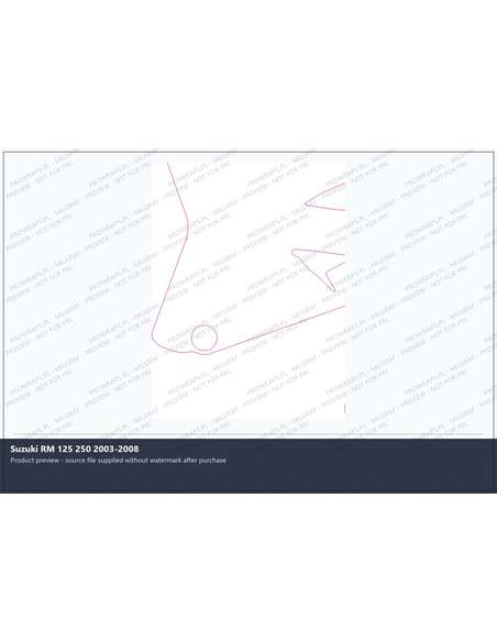 PPF Template - Suzuki RM 125 250 2003-2008