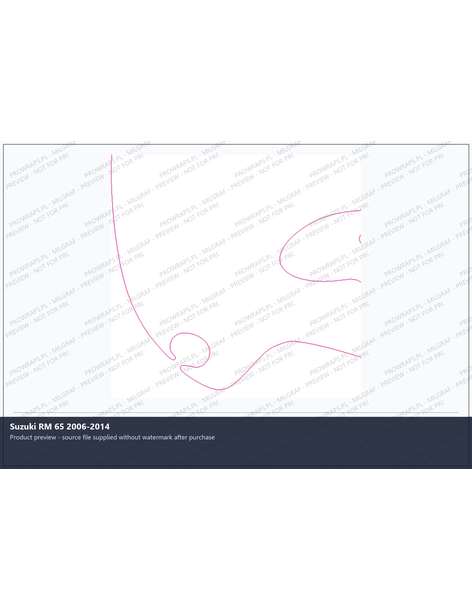 PPF Template - Suzuki RM 65 2006-2014