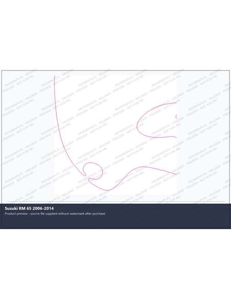 PPF Template - Suzuki RM 65 2006-2014