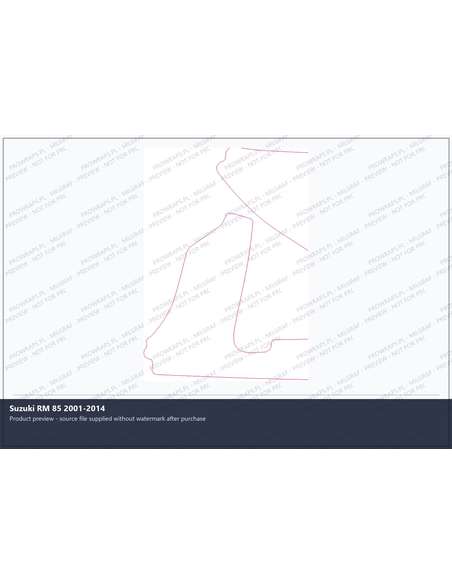 PPF Template - Suzuki RM 85 2001-2014