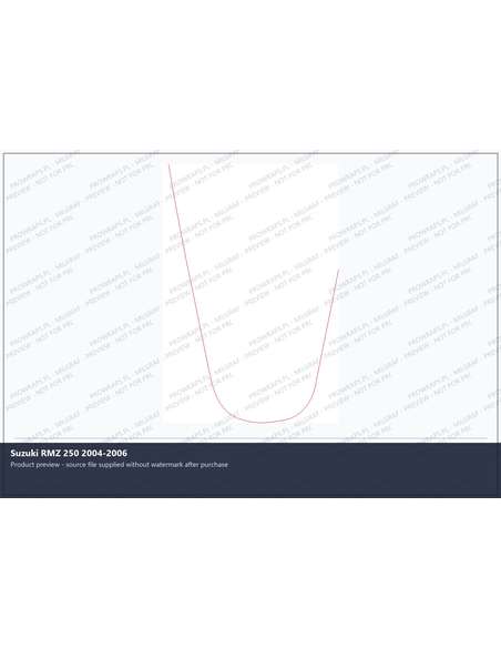 PPF Template - Suzuki RMZ 250 2004-2006