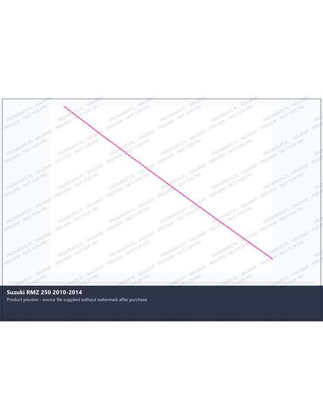 PPF Template - Suzuki RMZ 250 2010-2014