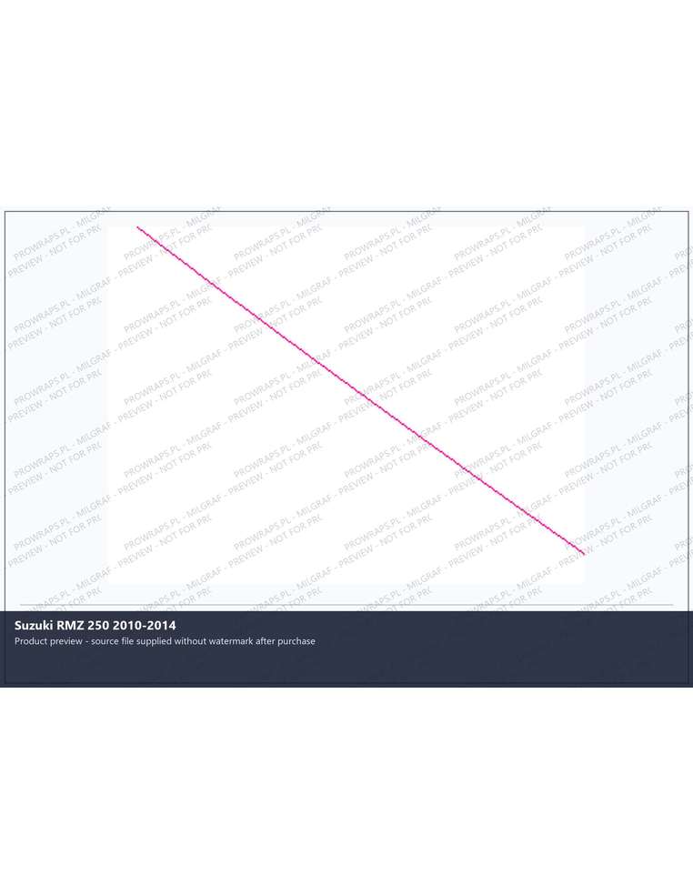 PPF Template - Suzuki RMZ 250 2010-2014