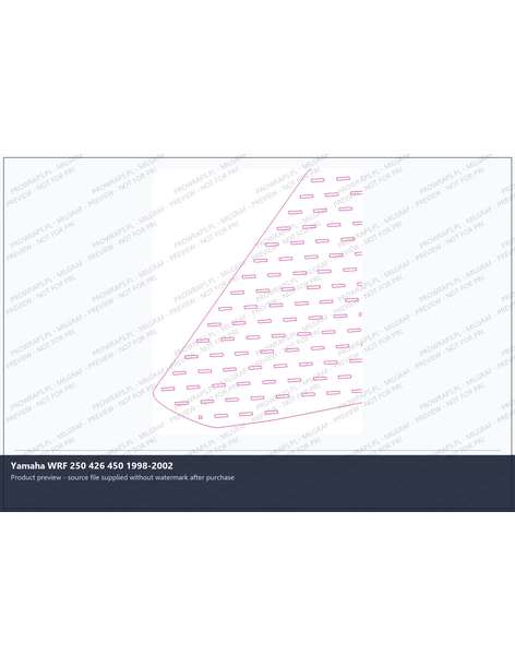PPF Template - Yamaha WRF 250 426 450 1998-2002
