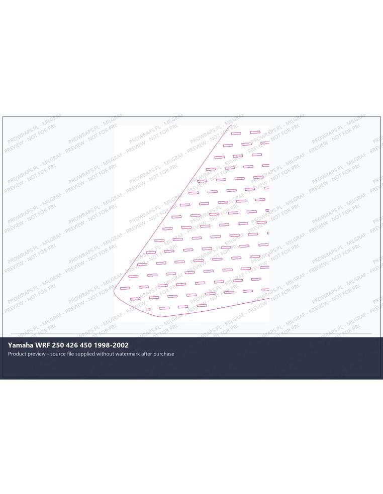 PPF Template - Yamaha WRF 250 426 450 1998-2002