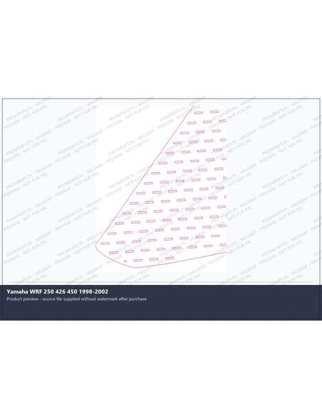 PPF Template - Yamaha WRF 250 426 450 1998-2002
