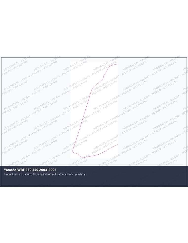 PPF Template - Yamaha WRF 250 450 2003-2006