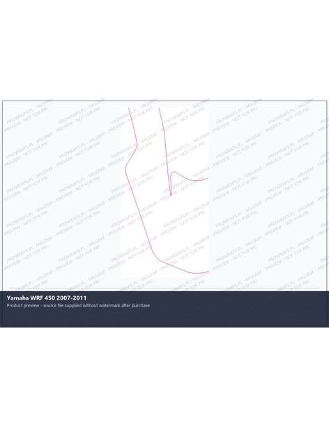 PPF Template - Yamaha WRF 450 2007-2011