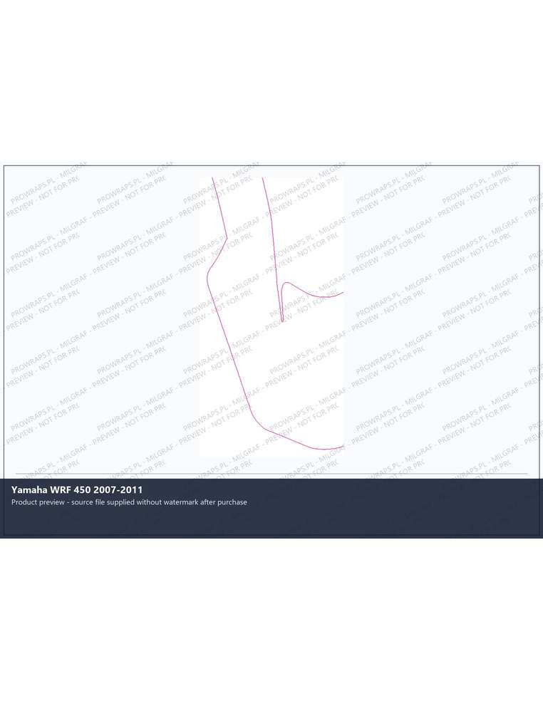 PPF Template - Yamaha WRF 450 2007-2011