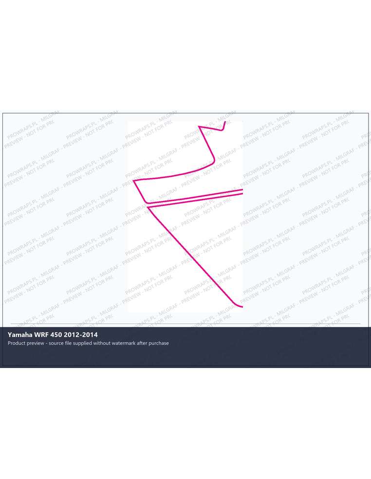 PPF Template - Yamaha WRF 450 2012-2014