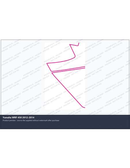 PPF Template - Yamaha WRF 450 2012-2014