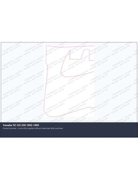 PPF Template - Yamaha YZ 125 250 1993-1995