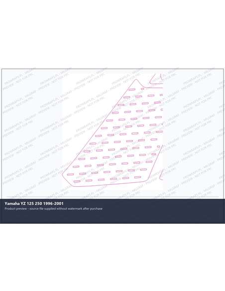 PPF Template - Yamaha YZ 125 250 1996-2001