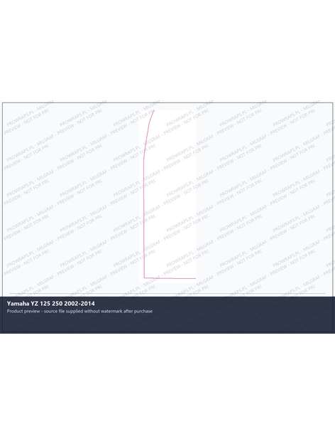PPF Template - Yamaha YZ 125 250 2002-2014