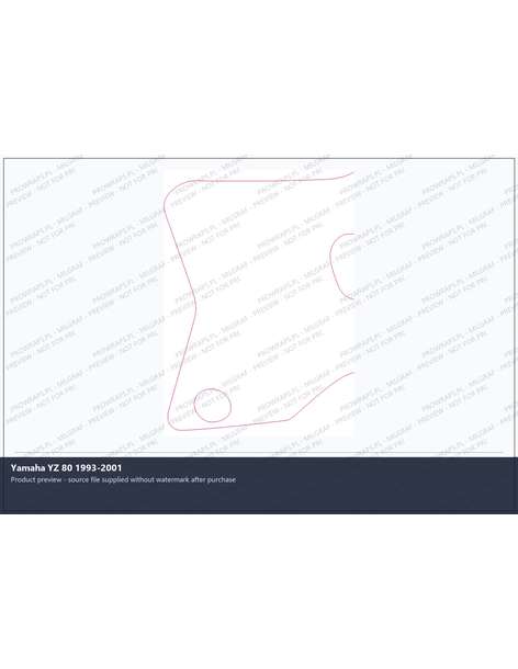PPF Template - Yamaha YZ 80 1993-2001