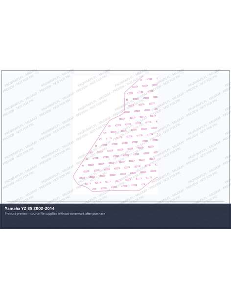PPF Template - Yamaha YZ 85 2002-2014