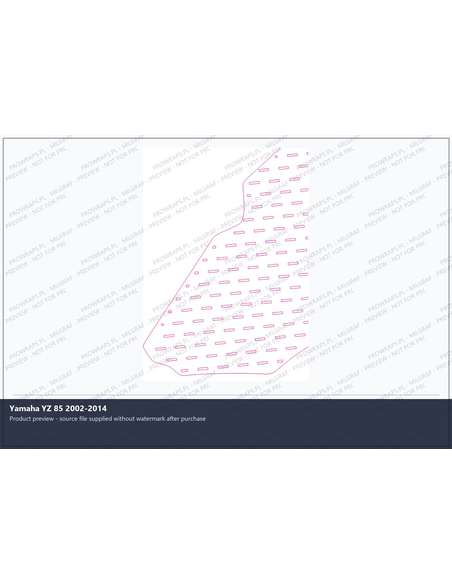 PPF Template - Yamaha YZ 85 2002-2014