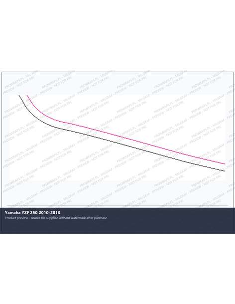 PPF Template - Yamaha YZF 250 2010-2013