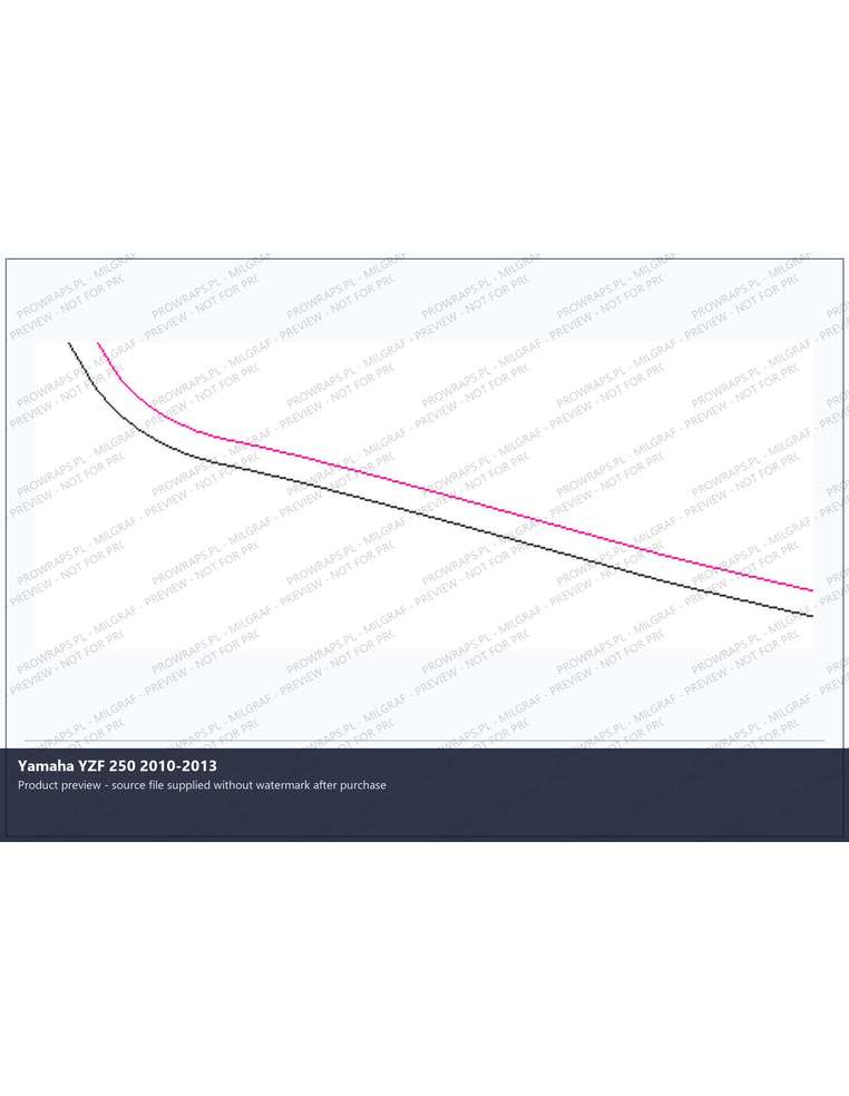 PPF Template - Yamaha YZF 250 2010-2013