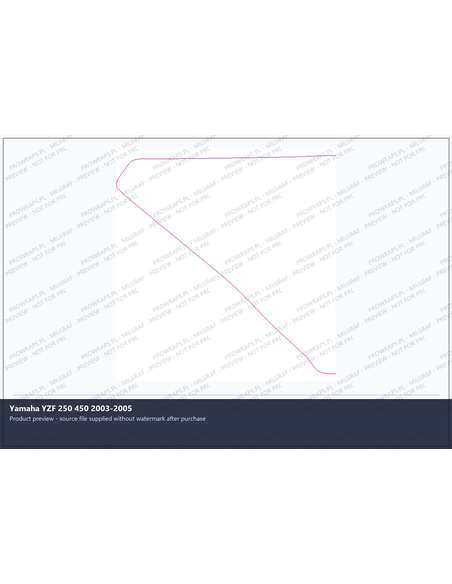 PPF Template - Yamaha YZF 250 450 2003-2005