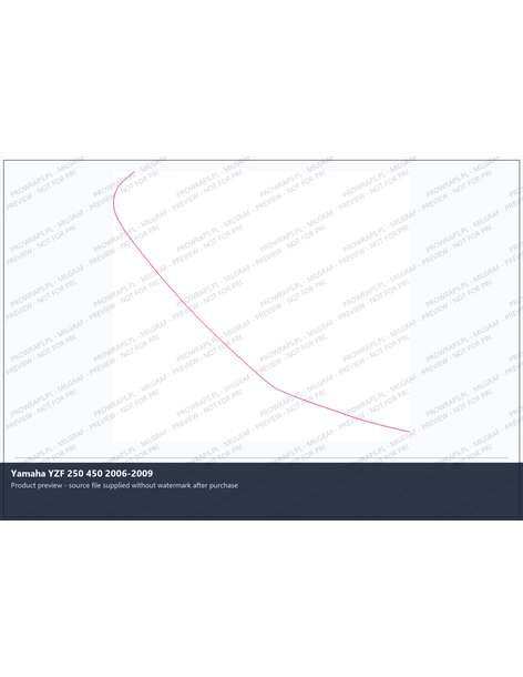 PPF Template - Yamaha YZF 250 450 2006-2009