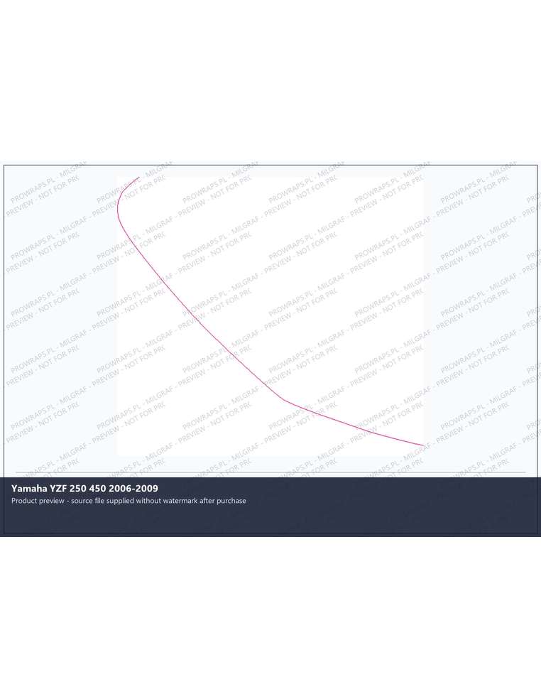 PPF Template - Yamaha YZF 250 450 2006-2009