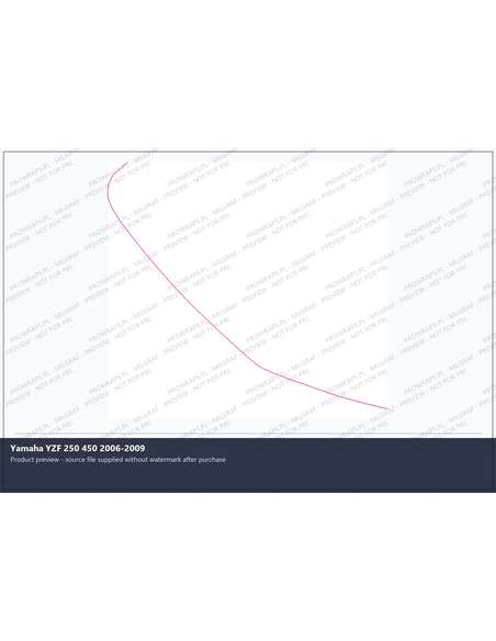 PPF Template - Yamaha YZF 250 450 2006-2009