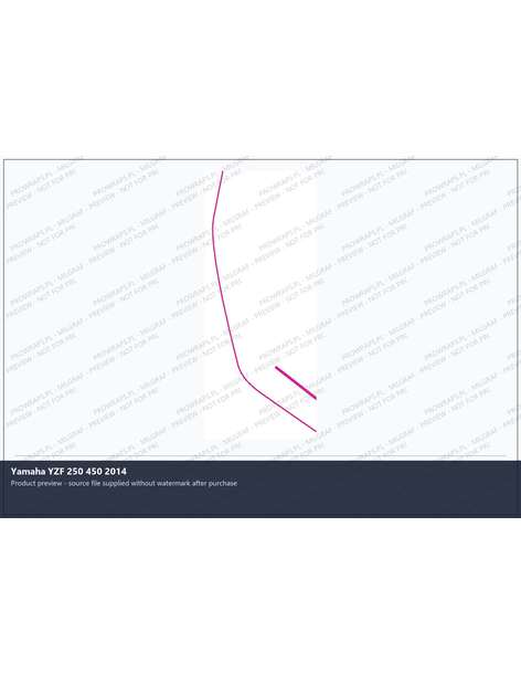 PPF Template - Yamaha YZF 250 450 2014