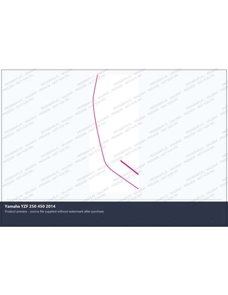 PPF Template - Yamaha YZF 250 450 2014