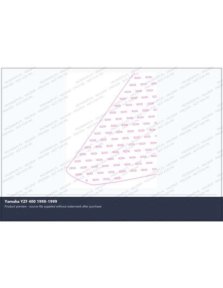 PPF Template - Yamaha YZF 400 1998-1999
