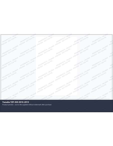 PPF Template - Yamaha YZF 450 2010-2013