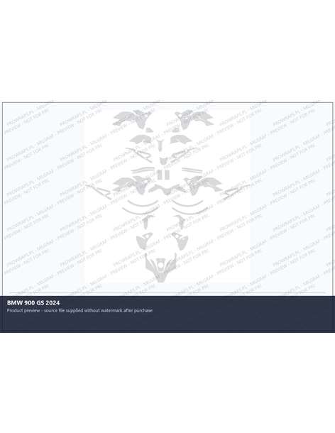 PPF Template - BMW 900 GS 2024