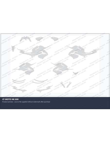 PPF Template - CF MOTO NK 800