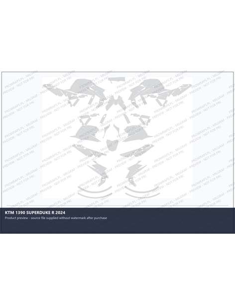 PPF Template - KTM 1390 SUPERDUKE R 2024