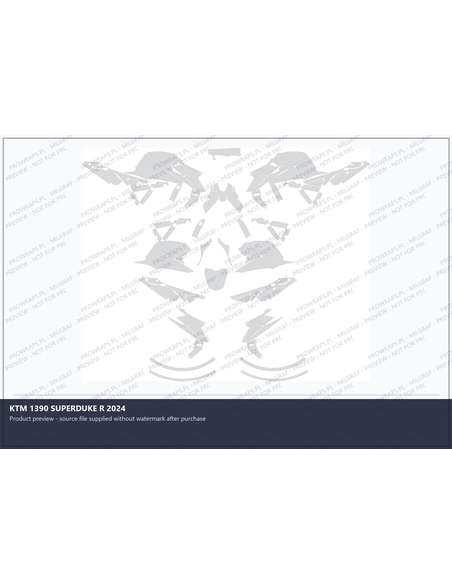 PPF Template - KTM 1390 SUPERDUKE R 2024