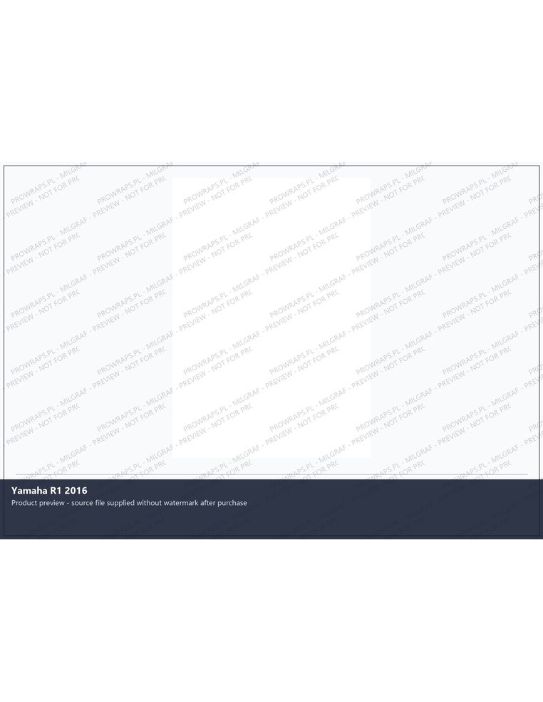 PPF Template - Yamaha R 1 2016