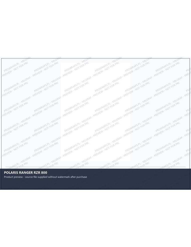 PPF Template - POLARIS RANGER RZR 800