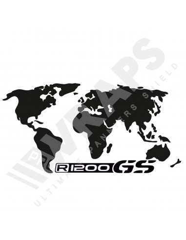 R1200 GS world map sticker