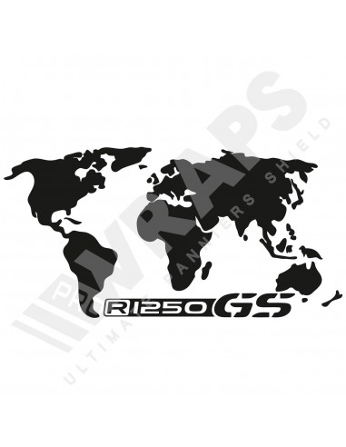R1250 GS world map sticker