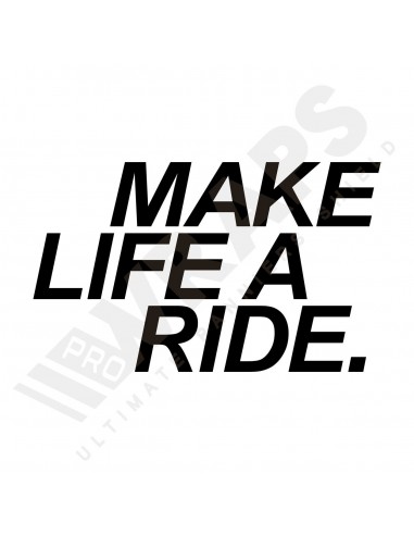 BMW sticker Make Life a Ride.