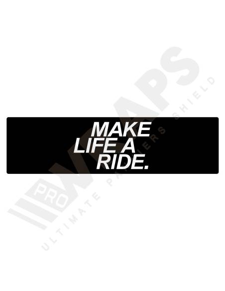 BMW Make Life a Ride sticker full