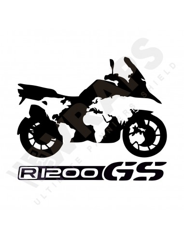 Naklejka motocykl świat R1200GS
